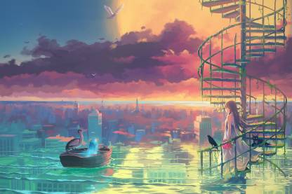 Anime gốc với những hình ảnh đáng yêu của mèo, cầu thang xoắn cùng với tàu và chim pha lê sẽ cho bạn những trải nghiệm tuyệt vời nhất. Những con vật sinh động, những kiến ​​trúc lạ mắt và ánh sáng chói lọi sẽ làm cho bạn cảm thấy như đang sống trong một thế giới khác.