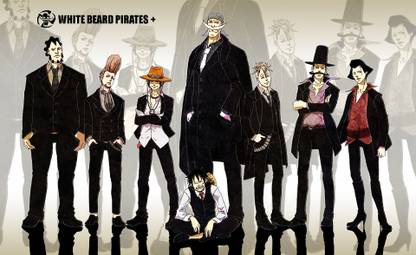 Athah Anime One Piece Izo Portgas D Ace Thatch Marco Edward Newgate Monkey D Luffy 13 19 Inches Wall Poster Matte Finish Paper Print Animation Cartoons Posters In India Buy