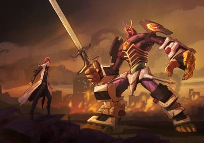 Athah Anime Tengen Toppa Gurren Lagann Sword Boy Robot 13*19 inches Wall Poster Matte Finish Paper Print - Animation & Cartoons posters in India - Buy art, film, design, movie, music, nature Athah Anime Tengen Toppa Gurren Lagann Sword Boy Robot 13*19 inches Wall Poster Matte Finish Paper Print - Animation & Cartoons posters in India - Buy art, film, design, movie, music, nature