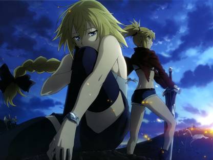 Athah Anime Fate Apocrypha Fate Series Mordred Ruler Saber Of Red 13 19 Inches Wall Poster Matte Finish Paper Print Animation Cartoons Posters In India Buy Art Film Design Movie Music