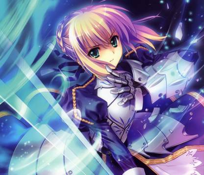 Athah Anime Fate Stay Night Fate Series Saber Artoria Pendragon 13 19 Inches Wall Poster Matte Finish Paper Print Animation Cartoons Posters In India Buy Art Film Design Movie Music Nature