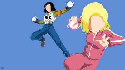 Athah Anime Dragon Ball Super Dragon Ball Android 18 Android 17 Minimalist 13*19 inches Wall Poster Matte Finish Paper Print - Animation & Cartoons posters in India - Buy art, film, design, Athah Anime Dragon Ball Super Dragon Ball Android 18 Android 17 Minimalist 13*19 inches Wall Poster Matte Finish Paper Print - Animation & Cartoons posters in India - Buy art, film, design,