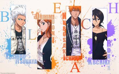 Athah Anime Bleach Ichigo Kurosaki Orihime Inoue Rukia Kuchiki Tōshirō Hitsugaya 13 19 Inches Wall Poster Matte Finish Paper Print Animation Cartoons Posters In India Buy Art Film Design Movie Athah Anime Bleach Ichigo Kurosaki Orihime Inoue Rukia Kuchiki Tōshirō Hitsugaya 13 19 Inches Wall Poster Matte Finish Paper Print Animation Cartoons Posters In India Buy Art Film Design Movie