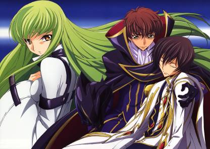 Athah Anime Code Geass Suzaku Kururugi C C Lelouch Lamperouge 13 19 Inches Wall Poster Matte Finish Paper Print Animation Cartoons Posters In India Buy Art Film Design Movie Music Nature