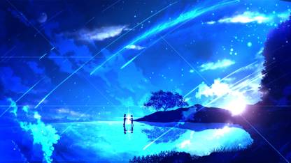 Athah Anime Your Name Kimi No Na Wa Scenery Stars Fantasy 13 19 Inches Wall Poster Matte Finish Paper Print Animation Cartoons Posters In India Buy Art Film Design Movie Famous landmarks were used throughout the movie because the audience can easily tateishi park overlooks the whole city and it is surprising how much the real scenery and the scene from the movie resemble each other. inches wall poster matte finish
