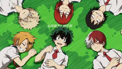 Bakugou And Midoriya And Todoroki And Kirishima Athah Anime My Hero Academia Katsuki Bakugou Denki Kaminari Shouto Todoroki Izuku Midoriya Eijiro Kirishima 13 19 Inches Wall Poster Matte Finish Paper Print Animation Cartoons Posters In India Buy athah anime my hero academia katsuki