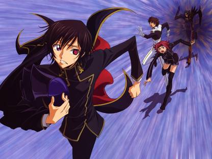 Athah Anime Code Geass Kallen Kōzuki Suzaku Kururugi Lelouch Lamperouge  Jeremiah Gottwald 13*19 inches Wall Poster Matte Finish Paper Print -  Animation & Cartoons posters in India - Buy art, film, design,