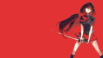 Athah Anime Blood C Saya Kisaragi Red 13 19 Inches Wall Poster Matte Finish Paper Print Animation Cartoons Posters In India Buy Art Film Design Movie Music Nature And Educational Paintings Wallpapers