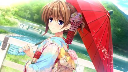 Athah Anime Pretty x Cation 2 Chitose Hayase Short Hair Brown Hair Japanese Clothes Yukata Umbrella Blush Smile Blue Eyes Flower Sunbeam 13*19 inches Wall Poster Matte Finish Paper Print - Animation Athah Anime Pretty x Cation 2 Chitose Hayase Short Hair Brown Hair Japanese Clothes Yukata Umbrella Blush Smile Blue Eyes Flower Sunbeam 13*19 inches Wall Poster Matte Finish Paper Print - Animation