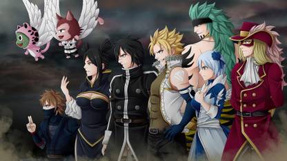 Athah Anime Fairy Tail Sting Eucliffe Rogue Cheney Lector Frosch Minerva Orland Rufus Lore Orga Nanagear Yukino Aguria Dobengal 13 19 Inches Wall Poster Matte Finish Paper Print Animation Cartoons Posters