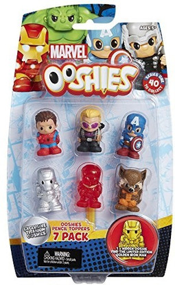 200 Ooshies DC Comics Marvel Disney Hulk Spider-man Batman 1.5" Figure toy gift 