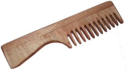 FeelFree Neem Wooden/Wood Comb For Women & Men Hair Growth - Helps In  Prevention Of Hair