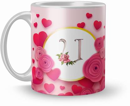 Dreamcart Letter U Alphabet Gift For Girlfriend Love 320ml Multicolor Mug2329 Ceramic Coffee Mug Price In India Buy Dreamcart Letter U Alphabet Gift For Girlfriend Love 320ml Multicolor Mug2329 Ceramic Coffee