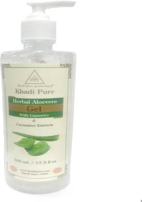 Khadi Pure Herbal Aloevera Gel With Liquorice Cucumber Extracts Transparent Price In India Buy Khadi Pure Herbal Aloevera Gel With Liquorice Cucumber Extracts Transparent Online At Flipkart Com