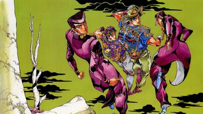 Athah Anime Jojo S Bizarre Adventure Jonathan Joestar Joseph Joestar Jotaro Kujo Josuke Higashikata 13 19 Inches Wall Poster Matte Finish Paper Print Animation Cartoons Posters In India Buy Art Film