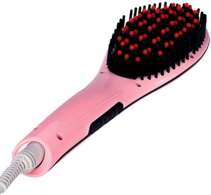 SKYFISH Advanced Fast Hair Straightener Comb Brush Ceramic coated with LCD  Screen Flat Electric (P- Multicolour) Hair Straightener Brush - SKYFISH :  