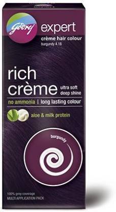 Godrej Expert Rich Crème Hair Colour, Burgundy, 62+50ml , Burgundy - Price  in India, Buy Godrej Expert Rich Crème Hair Colour, Burgundy, 62+50ml ,  Burgundy Online In India, Reviews, Ratings & Features 