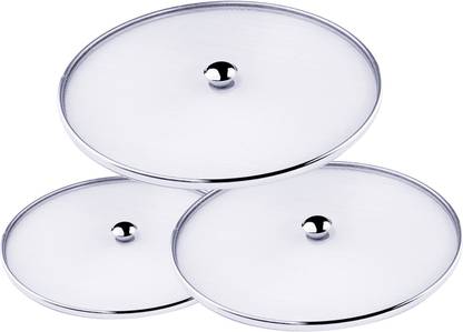 Celona Stainless Steel Food Net Cover Set 3 Pieces 8 9 10inc Silver 8 Inch 9 Inch 10 Inch Lid Price In India Buy Celona Stainless Steel Food Net Cover