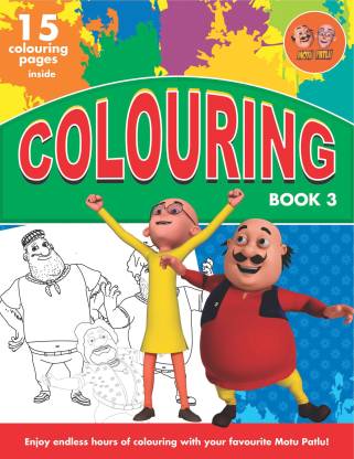 Motu Patlu Colouring Book - 3: Buy Motu Patlu Colouring Book - 3 by BPI at  Low Price in India 