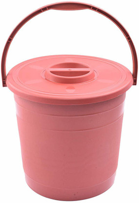 agrawal Bucket with Cap 13 L Plastic 