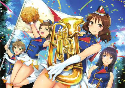 Athah Anime Sound Euphonium Reina Kousaka Hazuki Katou Kumiko Oumae Sapphire Kawashima 13 19 Inches Wall Poster Matte Finish Paper Print Animation Cartoons Posters In India Buy Art Film Design
