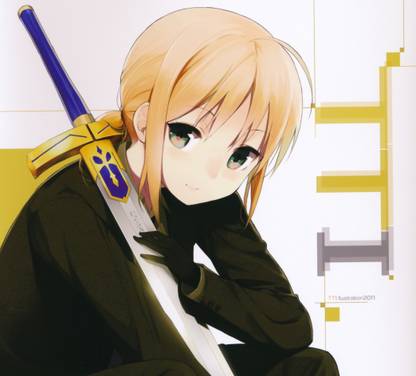 Athah Anime Fate Zero Fate Series Artoria Pendragon Saber 13 19 Inches Wall Poster Matte Finish Paper Print Animation Cartoons Posters In India Buy Art Film Design Movie Music Nature And