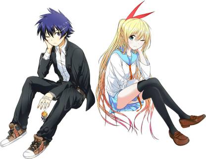 Athah Anime Nisekoi Raku IchijÅ Chitoge Kirisaki 13 19 Inches Wall Poster Matte Finish Paper Print Animation Cartoons Posters In India Buy Art Film Design Movie Music Nature And Educational I ship chitoge and raku. flipkart