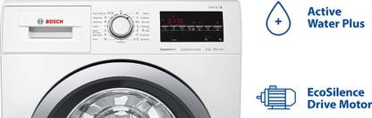 Bosch 8 kg Inverter ExpressWash Fully Automatic Front Load with In-built Heater White