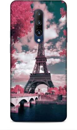 HEMKING Back Cover for One Plus 7 Pro Effiel Tower Printed