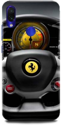 play fast Back Cover for Redmi Note 7/ MZB7266IN FERRARI LOGO PRINTED