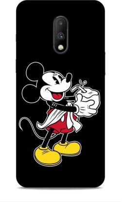 HEMKING Back Cover for One Plus 7 Mickey Mouse Printed