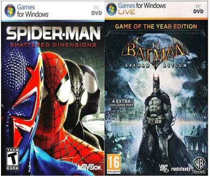Spider-Man: SHDM and Batman: Arkham Asylum Top 2 Game (Offline Only)  (Regular) Price in India - Buy Spider-Man: SHDM and Batman: Arkham Asylum  Top 2 Game (Offline Only) (Regular) online at 