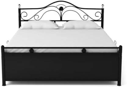 Texture Finish Metal Queen Hydraulic Bed – A-1 Star Furniture