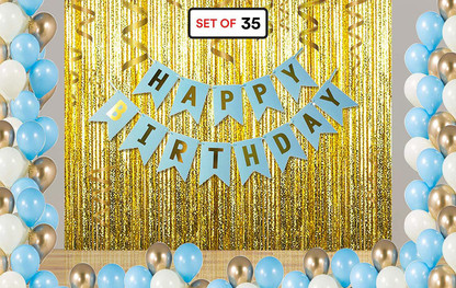ROCK THE PARTY BIRTHDAY DECOR HAPPY 