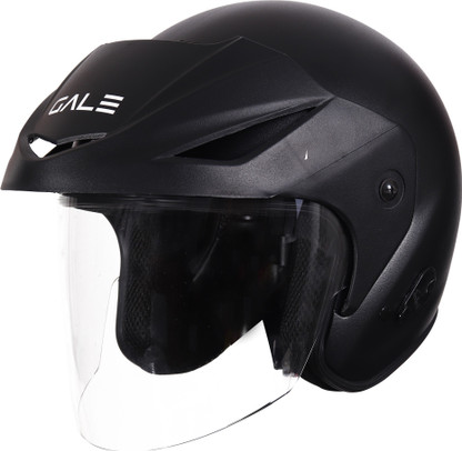 Plain Visor Motorbike Helmet 