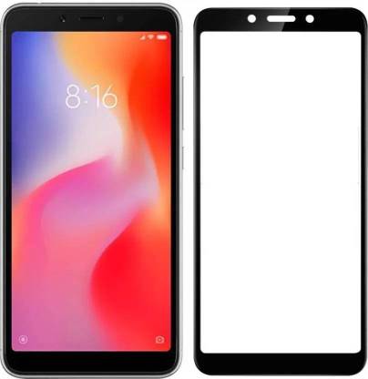 NKCASE Edge To Edge Tempered Glass for Mi Redmi 6A