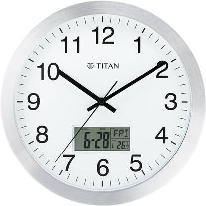 Titan Analog 30 Cm X 30 Cm Wall Clock Price In India Buy Titan Analog 30 Cm X 30 Cm Wall Clock Online At Flipkart Com