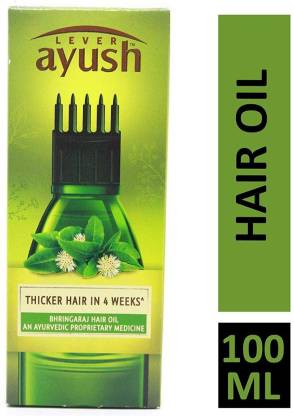 Lever Ayush Bhringaraj Hair Oil, 100ml Hair Oil - Price in India, Buy Lever  Ayush Bhringaraj Hair Oil, 100ml Hair Oil Online In India, Reviews, Ratings  & Features 