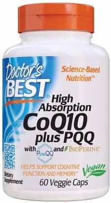 Doctor's Best CoQ10 Plus PQQ 60 Price in India - Buy Doctor's ...