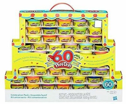 Play-Doh 60th Anniversary Celebration Pack 60 Cans 