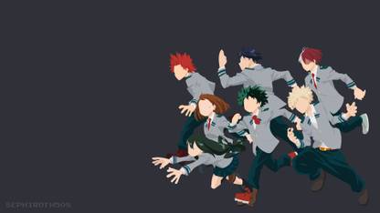 Bakugou Todoroki Iida Deku Athah Anime My Hero Academia Eijiro Kirishima Tenya Iida Shouto Todoroki Izuku Midoriya Ochako Uraraka Katsuki Bakugou Tsuyu Asui 13 19 Inches Wall Poster Matte Finish Paper Print Animation Cartoons Posters athah anime my hero academia eijiro