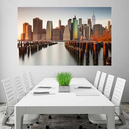 New York City Skyline Wallpaper Poster No Framed Large Painting On Canvas Wall Art Picture for Home Decoration Wall Decor Poster 3D Poster - Total Home posters - Nature posters in India - New York City Skyline Wallpaper Poster No Framed Large Painting On Canvas Wall Art Picture for Home Decoration Wall Decor Poster 3D Poster - Total Home posters - Nature posters in India -