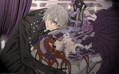 Athah Anime Vampire Knight Yuki Cross Zero Kiryu Yuki Kuran Flower Coffin 13 19 Inches Wall Poster Matte Finish Paper Print Animation Cartoons Posters In India Buy Art Film Design