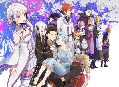 Athah Anime Re Zero Starting Life In Another World Beatrice Echidna Elsa Granhiert Emilia Frederica Baumann