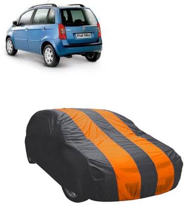 Kuchipudi Car Cover For Fiat Universal For Car (Without Mirror Pockets)
