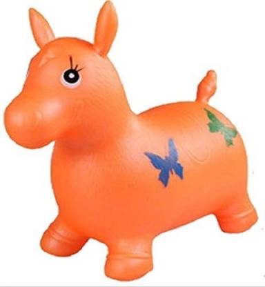 Prabhu Sales Inflatable Animal Toy for Kids With Pump Orange - Inflatable  Animal Toy for Kids With Pump Orange . Buy hopping horse toys in India.  shop for Prabhu Sales products in