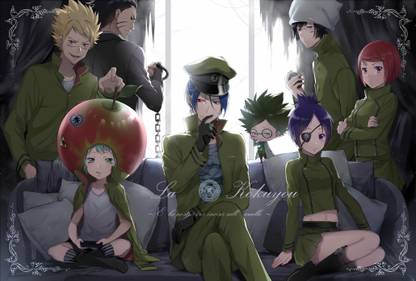Athah Anime Katekyō Hitman Reborn Chrome Dokuro Fran Mukuro Rokudo Lancia M M Verde Ken Joshima Chikusa Kakimoto 13 19 Inches Wall Poster Matte Finish Paper Print Animation Cartoons Posters In India