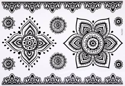 Yutiriti High Quality Temporary Mehndi Tattoo Sticker For Girls And Women Design S Price In India Buy Yutiriti High Quality Temporary Mehndi Tattoo Sticker For Girls And Women Design