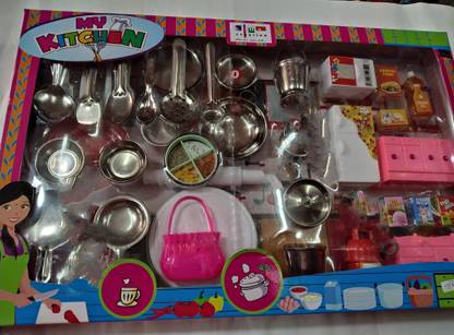 Kids creation Premium quality steel kitchen set - Premium quality steel kitchen set . Buy Steel toys in India. shop for Kids creation products in India. Kids creation Premium quality steel kitchen set - Premium quality steel kitchen set . Buy Steel toys in India. shop for Kids creation products in India.