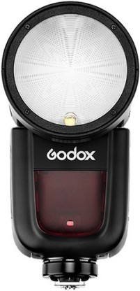 1/8000 HSS 1.5 sec Godox V1-N Flash with Godox Xpro-N TTL Flash Trigger for Nikon,76Ws 2.4G TTL Round Head Flash Speedlight 10 Level LED Modeling Lamp 2600mAh Lithium Battery Recycle Time 